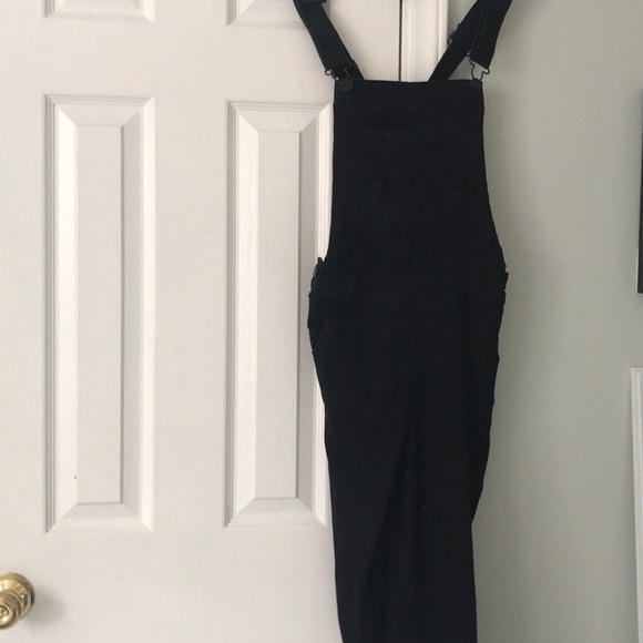 kohls black overalls